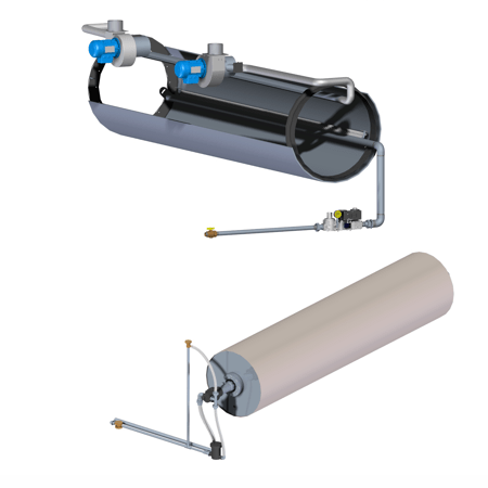 IR Series Commercial Feeder-Ironer-Folder Heating Options